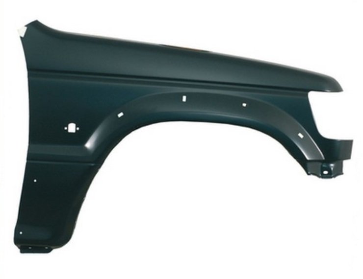 Acessar a peça Guarda lamas direita, com orifícios