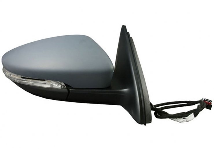 Espelho retrovisor elétrico direito, convexo, aquecido, preparado, com indicador (6 pinos)  pour VOLKSWAGEN BEETLE  pour VOLKSWAGEN BEETLE