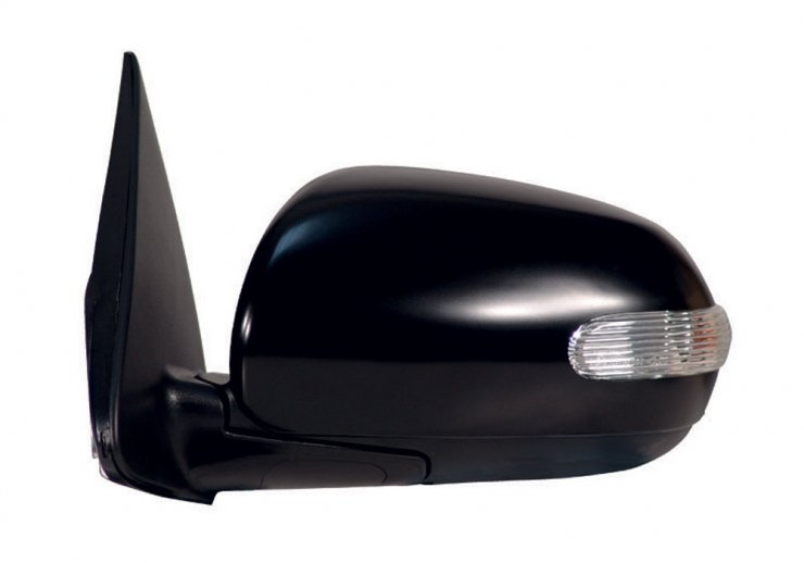 Espelho retrovisor elétrico esquerdo, convexo, aquecido, preparado, rebatível, com indicador (8 pinos)  pour KIA FORTE  pour KIA FORTE