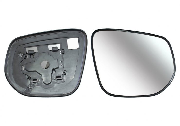 Acessar a peça Vidro + suporte para espelho retrovisor direito, convexo