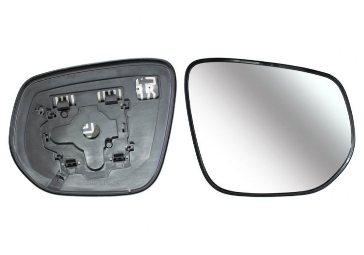 Acessar a peça Vidro + suporte do espelho retrovisor direito, convexo, aquecível