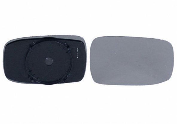 Acessar a peça Vidro + suporte do espelho retrovisor direito, convexo, aquecível