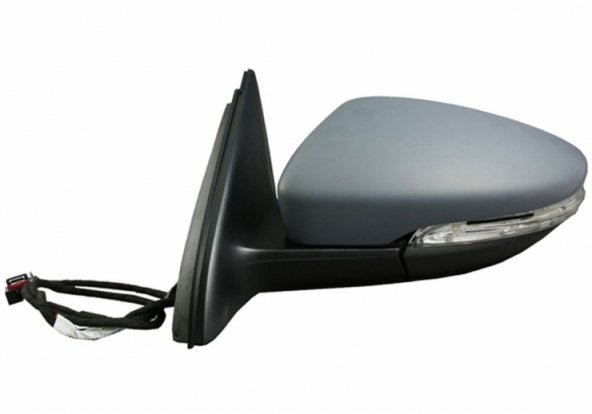 Acessar a peça Espelho retrovisor elétrico esquerdo, asférico, aquecido, preparado, rebatível, com indicador (8 pinos)