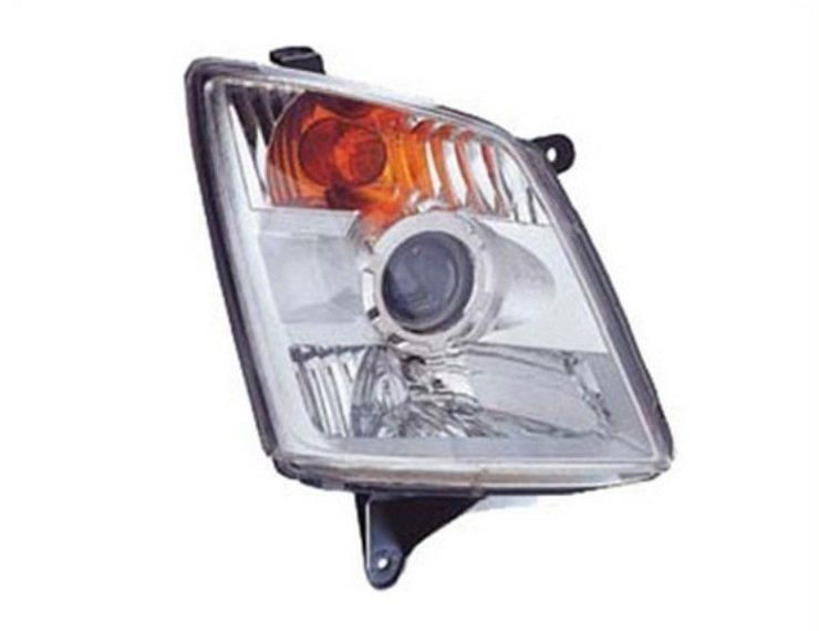 Acessar a peça Farol elétrico direito, H7+HB3