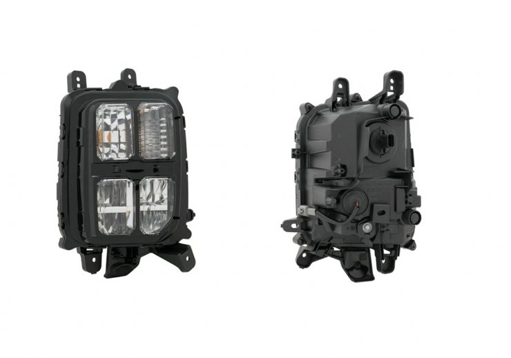 Acessar a peça Farol de nevoeiro, direita, LED, PY21W