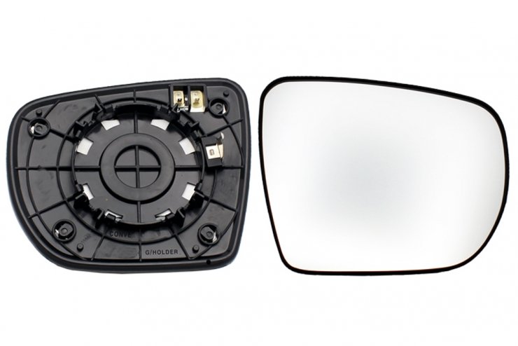 Acessar a peça Vidro + suporte do espelho retrovisor direito, convexo, aquecido