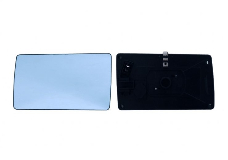 Acessar a peça Vidro + suporte do espelho retrovisor esquerdo, plano, azul