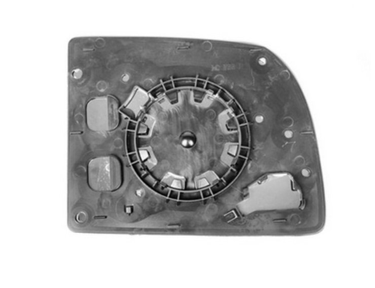 Acessar a peça Vidro + suporte para espelho retrovisor direito, convexo