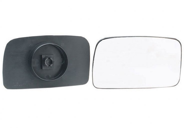 Acessar a peça Vidro + suporte para espelho retrovisor direito, manual, convexo