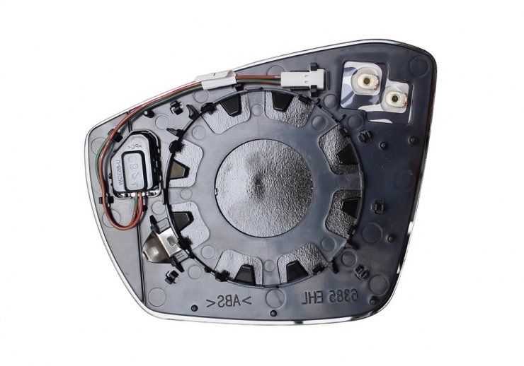 Acessar a peça Vidro + suporte espelho retrovisor direito, convexo, aquecido, side