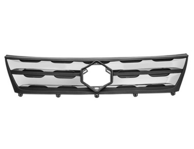 Acessar a peça Grelha preta com friso cromado (M. GLX)