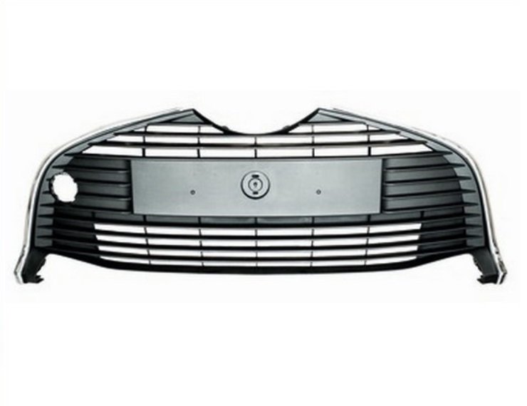 Acessar a peça Grelha central do para choques, preta