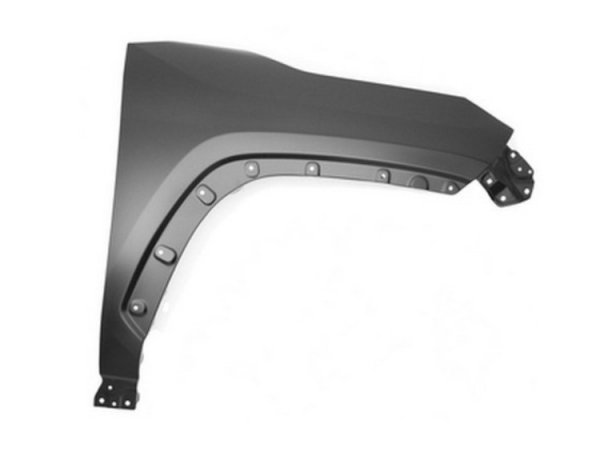 Acessar a peça Guarda lamas direita, alumínio