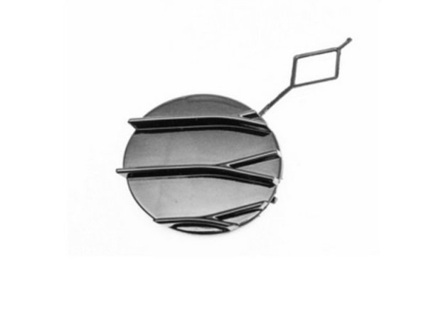 Acessar a peça Tampa do gancho frontal, preta