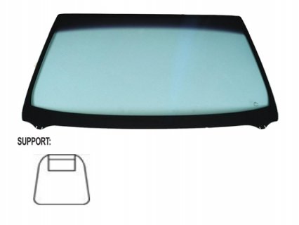 Acessar a peça Para-brisas verde difuso azul serigrafiado base espelho modificado