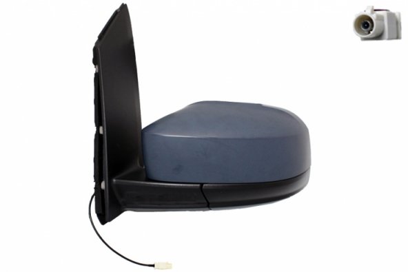 Acessar a peça Espelho retrovisor manual esquerdo, asférico, preparado, com antena