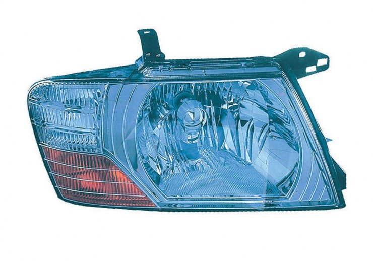 Acessar a peça Farol manual e elétrico, direito, cromado, H4