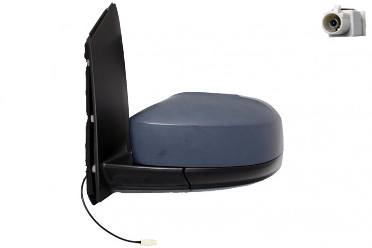 Acessar a peça Espelho retrovisor manual esquerdo, asférico, preparado, com antena