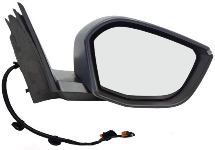 Espelho retrovisor elétrico direito, convexo, aquecido, preparado, rebatível, com indicador, sonda, cortesia (12 pinos) CITROEN-C4 pour CITROEN C4  pour CITROEN C4