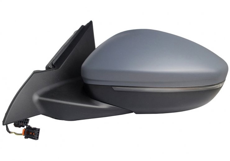 Espelho retrovisor elétrico esquerdo, convexo, aquecido, preparado, rebatível, com indicador, cortesia, side (2 pinos - 10 pinos)  pour OPEL MOKKA  pour OPEL MOKKA