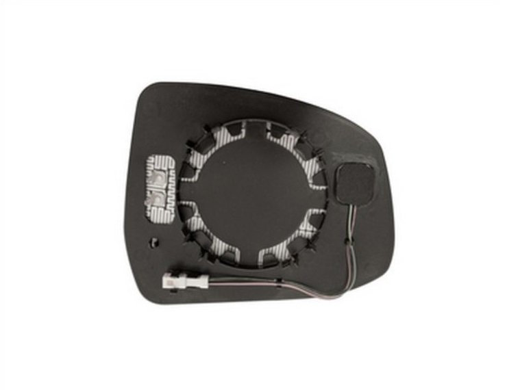 Acessar a peça Vidro + suporte do espelho retrovisor esquerdo, asférico, aquecido, cromado