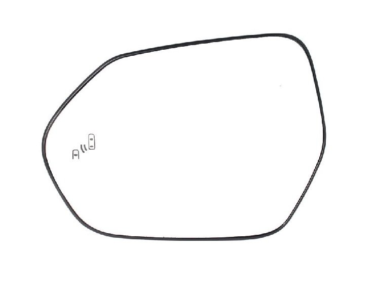 Acessar a peça Vidro + suporte do espelho retrovisor esquerdo, convexo, aquecido, side