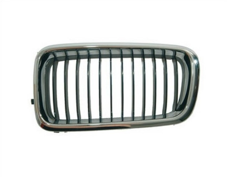 Acessar a peça Grelha esquerdo cromada/preta