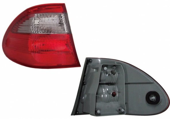 Acessar a peça Farolim traseiro esquerdo, exterior, fumado (Classic/Elegance)