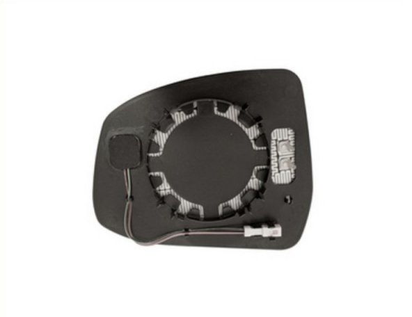 Acessar a peça Vidro + suporte do espelho retrovisor direito, convexo, aquecido, cromado