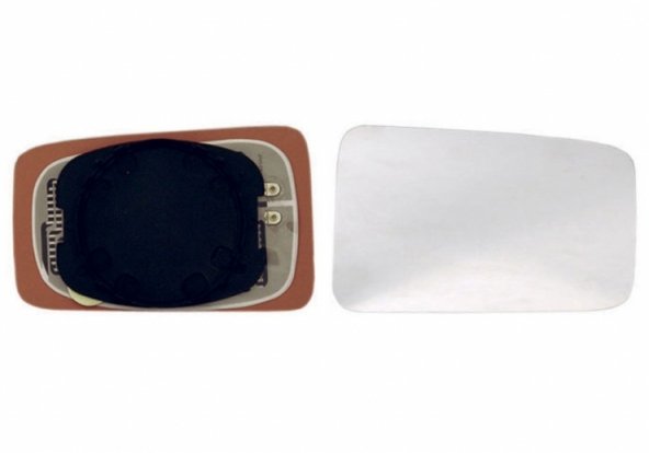Acessar a peça Vidro + suporte do espelho retrovisor direito, convexo, aquecível Acessar a peça Vidro + suporte do espelho retrovisor direito, convexo, aquecível