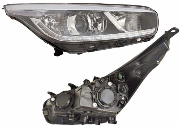 Acessar a peça Farol elétrico direito, preto, LED, H7+H7+H7 (motor) Acessar a peça Farol elétrico direito, preto, LED, H7+H7+H7 (motor)