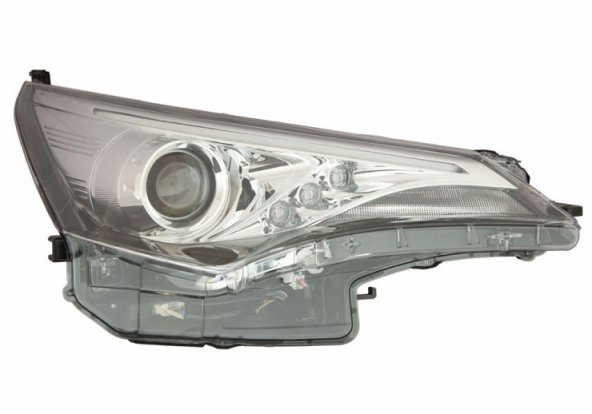 Acessar a peça Farol elétrico direito, preto, LED