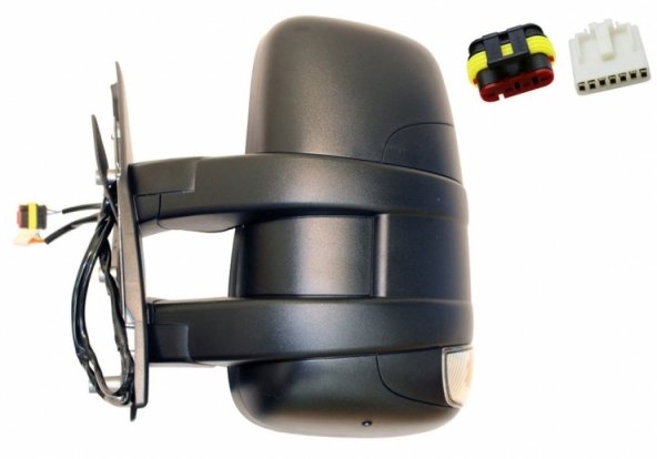Acessar a peça Espelho retrovisor elétrico esquerdo, convexo, aquecido, com indicador (curto) (9 pinos)