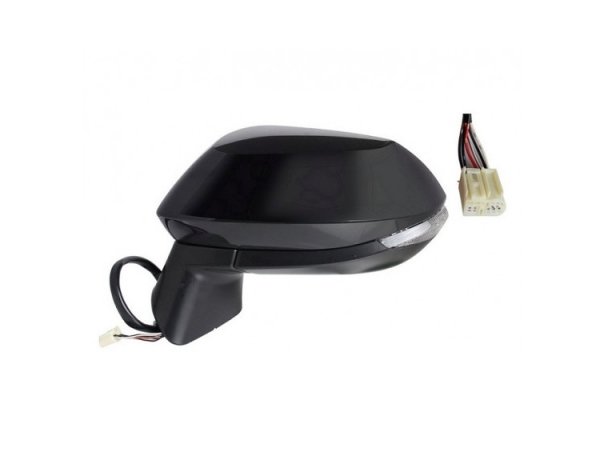 Acessar a peça Espelho retrovisor elétrico esquerdo, aquecido, com indicador, convexo (6 pinos)