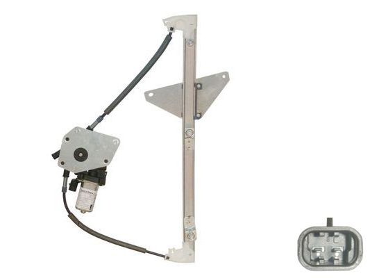 Acessar a peça Elevador vidro frontal direito eletrico com motor não confort 4 portas/wagon 2 pins