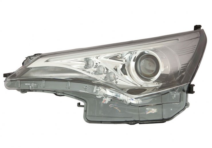 Acessar a peça Farol elétrico esquerdo, preto, LED