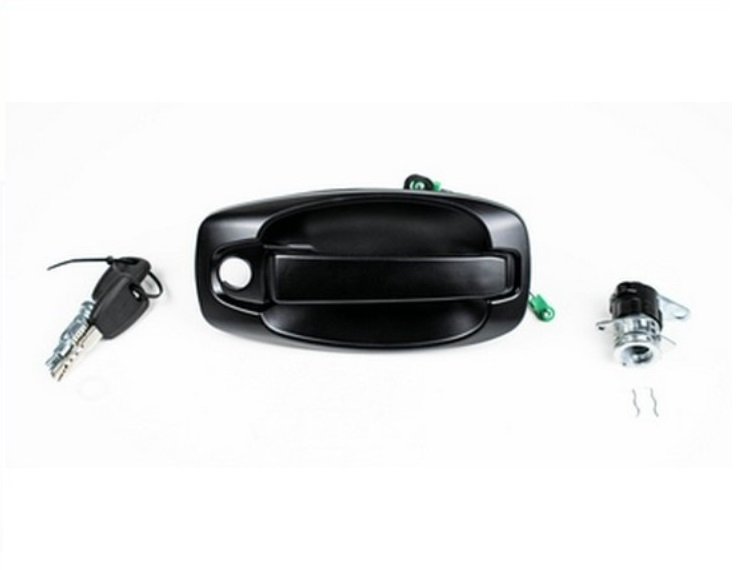 Acessar a peça Puxador exterior com dobradiças, com chave