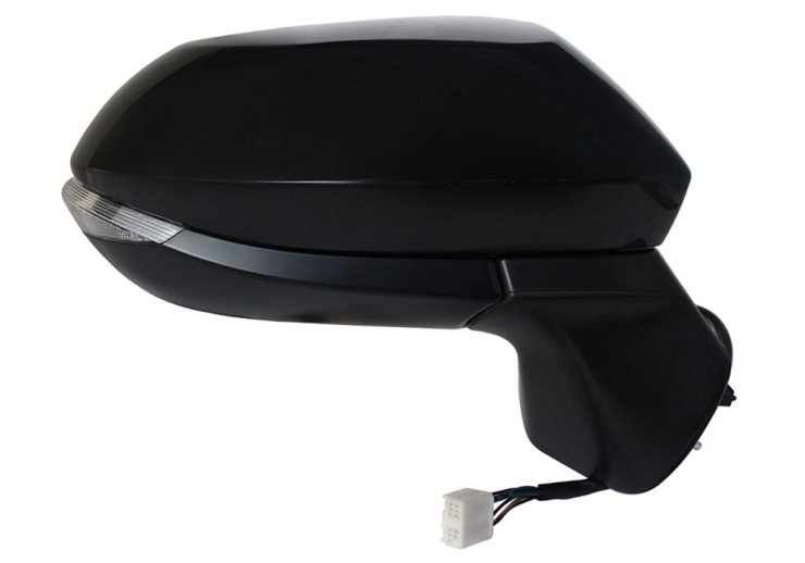 Espelho retrovisor elétrico direito, convexo, aquecido, preparado, com indicador, LED (6 pinos) TOYOTA-YARIS pour TOYOTA YARIS CROSS  pour TOYOTA YARIS CROSS