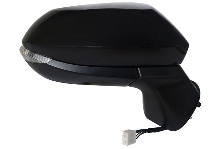 Espelho retrovisor elétrico direito, convexo, aquecido, preparado, rebatível, com indicador, LED, side (9 pinos) TOYOTA-YARIS pour TOYOTA YARIS CROSS  pour TOYOTA YARIS CROSS