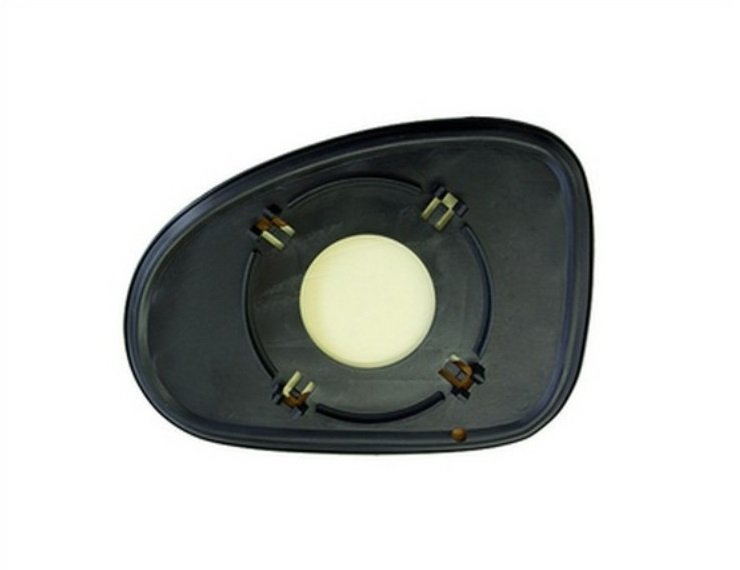 Acessar a peça Vidro + suporte do espelho retrovisor direito, convexo, cromado