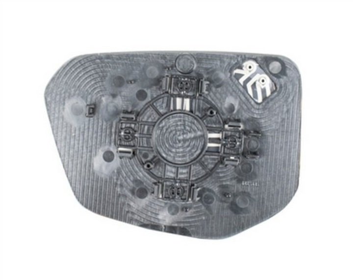 Acessar a peça Vidro + suporte do espelho retrovisor direito, convexo, aquecível