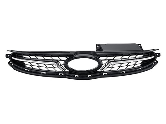 Acessar a peça Grelha frente com 2 embelezadores cromados