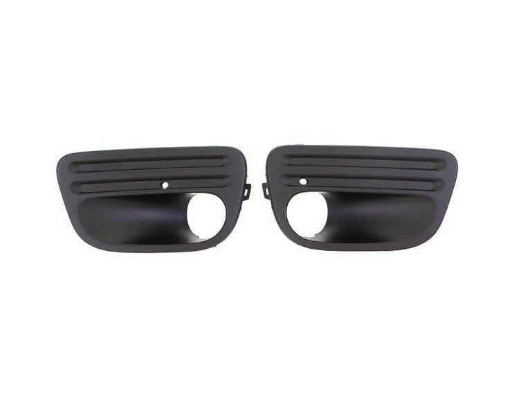 Acessar a peça Kit de grelha para para choques, preto, com orifícios luz nevoeiro