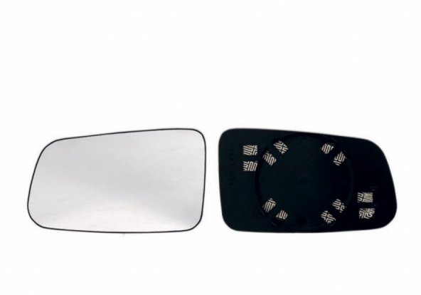 Acessar a peça Vidro + suporte para espelho retrovisor esquerdo, convexo, aquecido Acessar a peça Vidro + suporte para espelho retrovisor esquerdo, convexo, aquecido