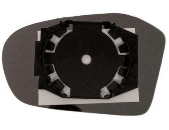 Acessar a peça Vidro + suporte direito, convexo, aquecido, cromado