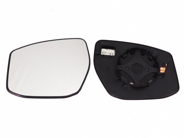 Acessar a peça Vidro + suporte para espelho retrovisor esquerdo, convexo, aquecido Acessar a peça Vidro + suporte para espelho retrovisor esquerdo, convexo, aquecido
