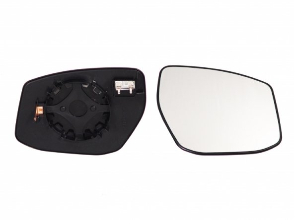 Acessar a peça Vidro + suporte do espelho retrovisor direito, convexo, aquecível Acessar a peça Vidro + suporte do espelho retrovisor direito, convexo, aquecível