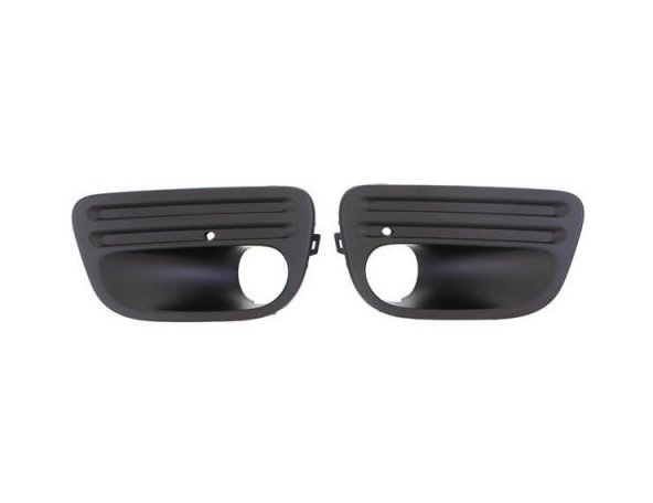 Acessar a peça Kit de grelha para para choques, preto, com orifícios luz nevoeiro
