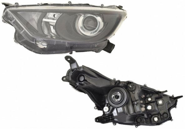 Acessar a peça Farol elétrico direito, LED