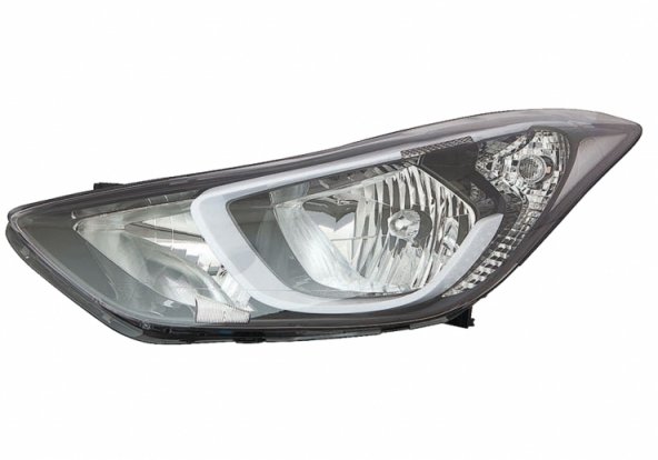 Acessar a peça Farol elétrico esquerdo, preto, H7+H7 Acessar a peça Farol elétrico esquerdo, preto, H7+H7